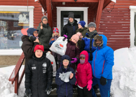 Vintertur med eller uten ski til Knaben leirskole